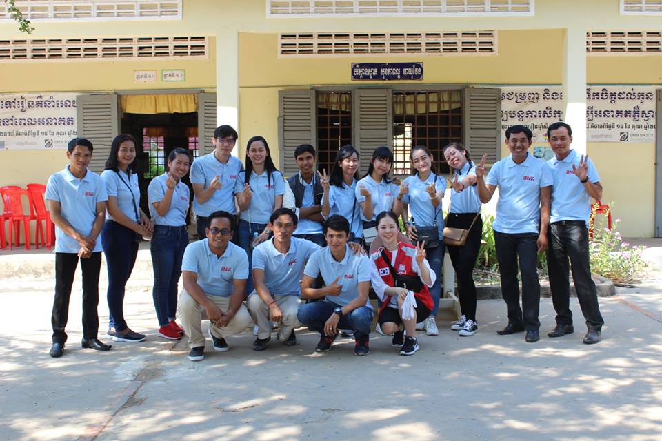 HAPPY SHARING at Tropeang Chhouk School & Joyful School